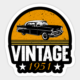 Vintage Since 1951 Sticker